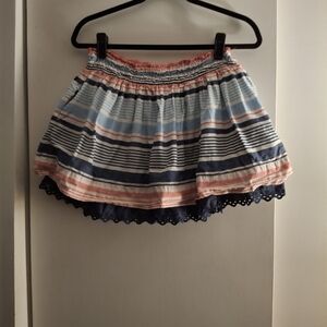 Arizona Jean Company Girl's Multucolor Striped Bubble Skort